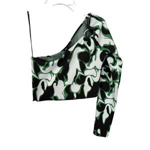 Zara One Sleeve Crop Top